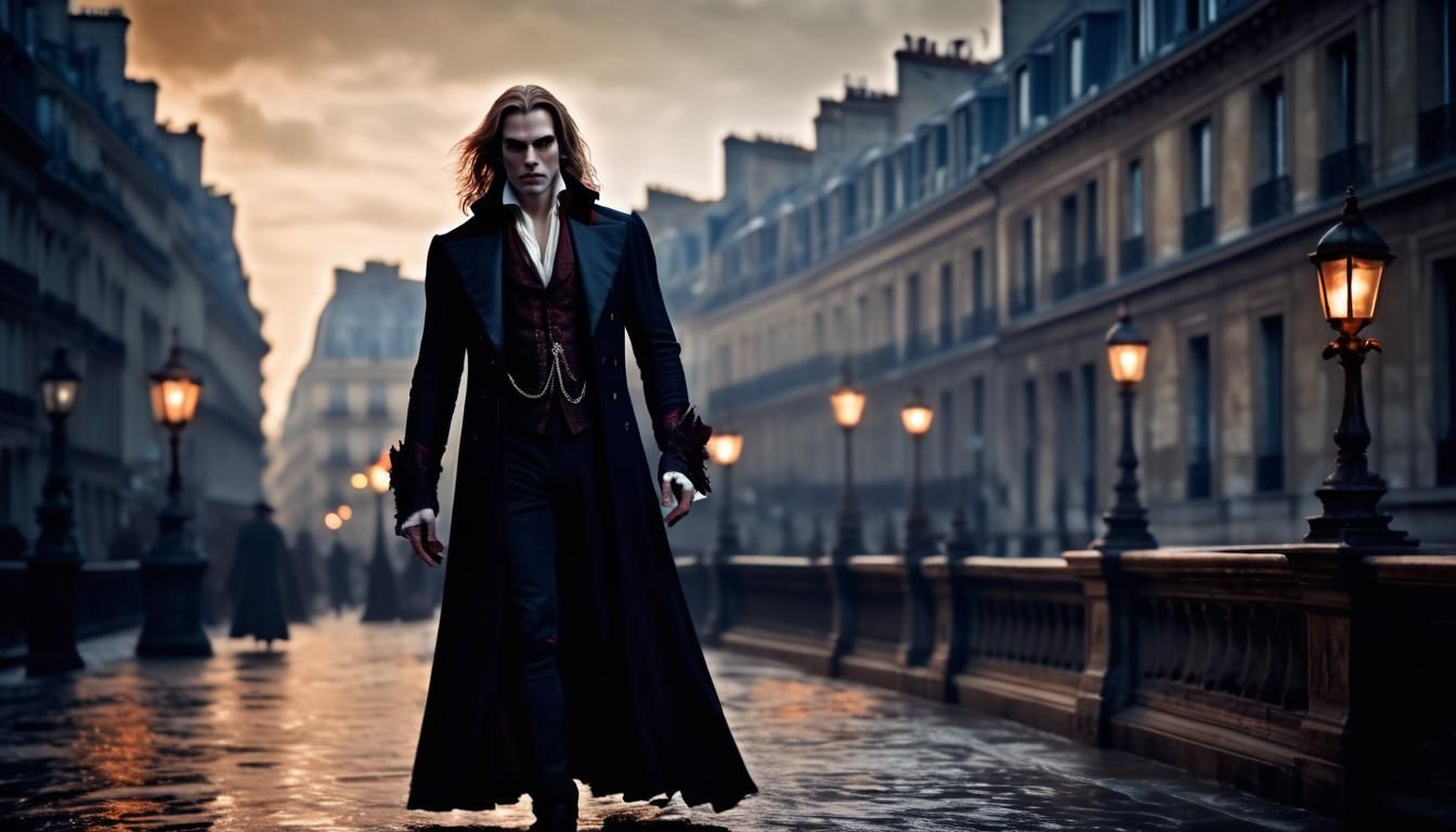 Lestat in Paris: Elegant Render in Cinematic Lighting