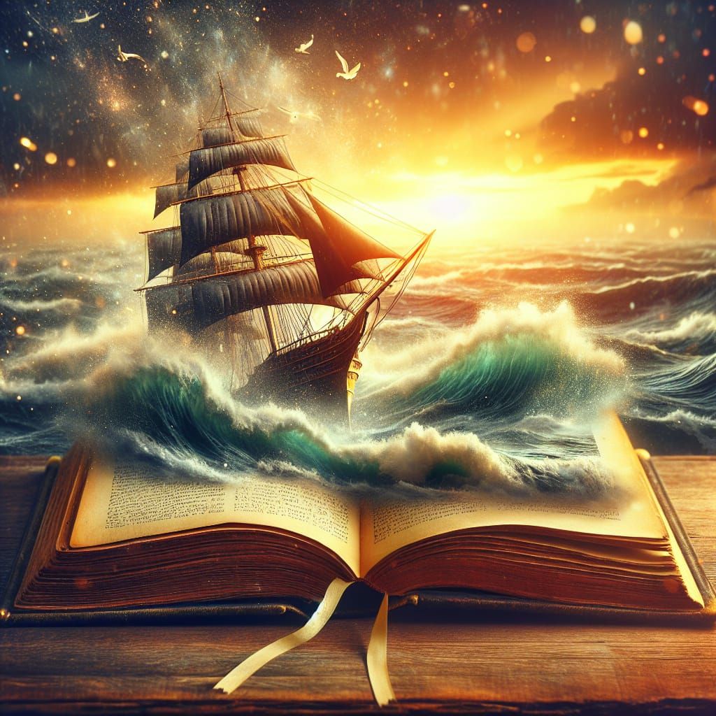 Magical Book Conjures a Turbulent Sea