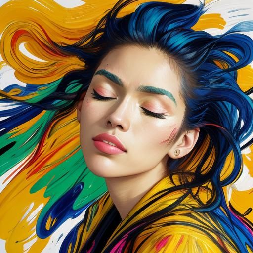 Fauvist Expressionist Portrait in Van Gogh Style