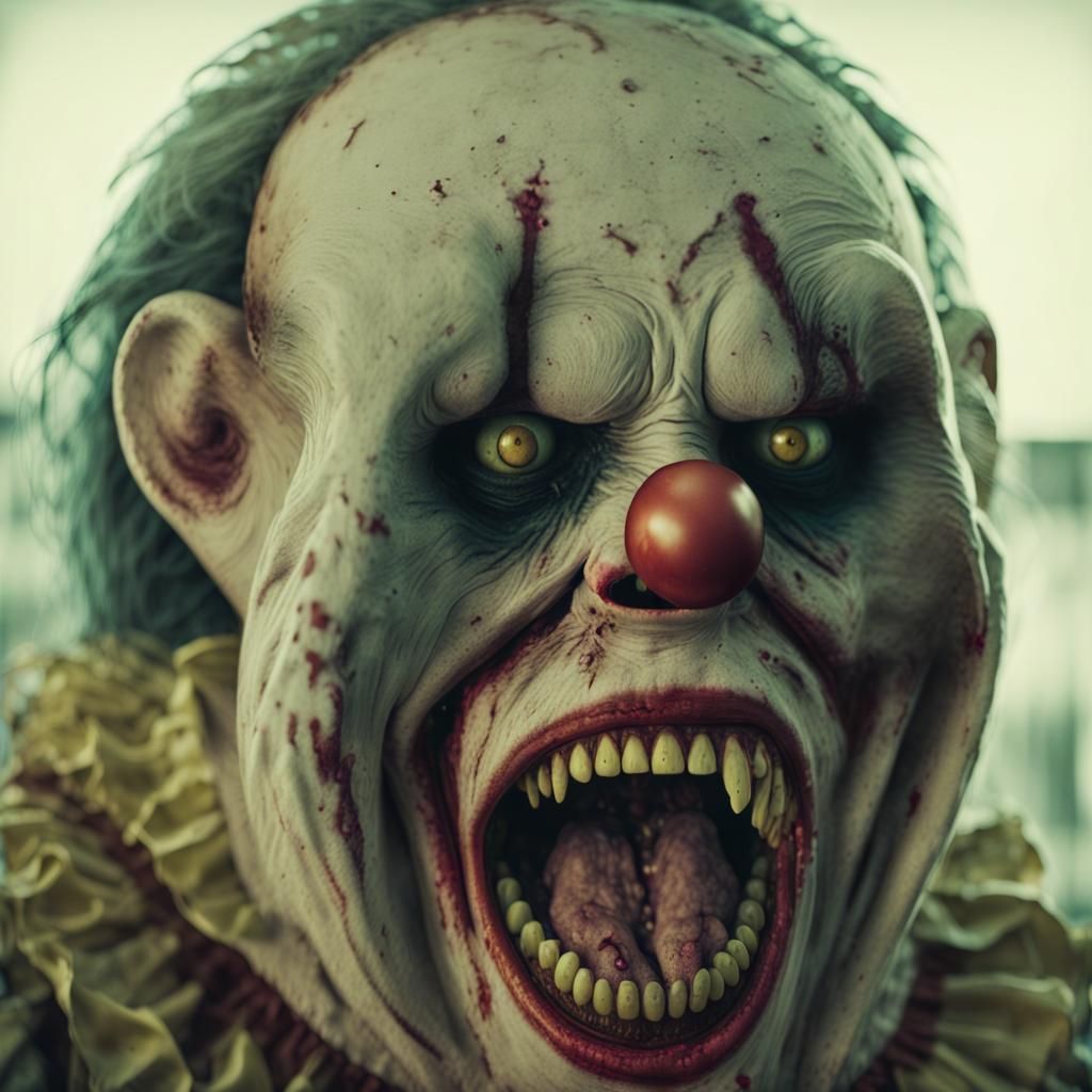 Cinematic Zombie Monkey Clown Woman
