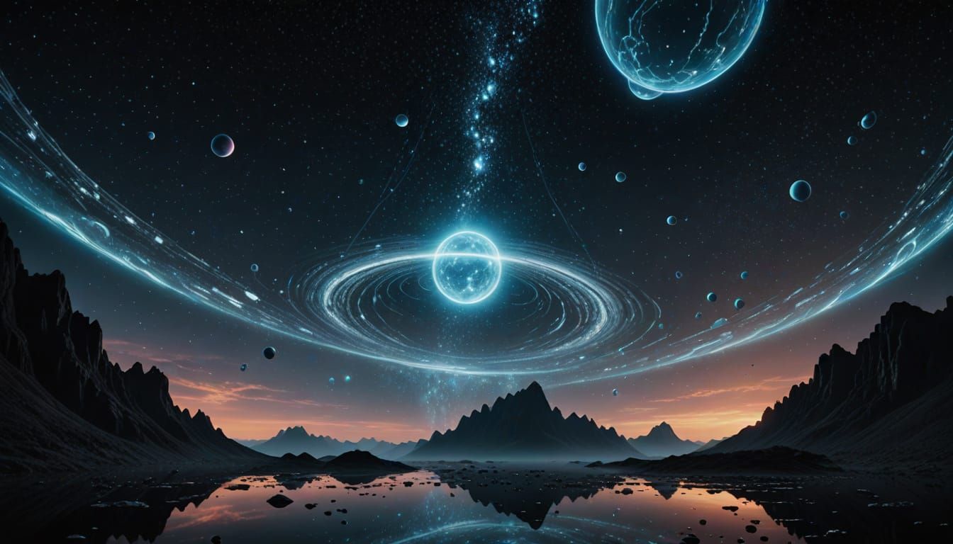 Cosmic Multiverse Expanding in Quantum Void