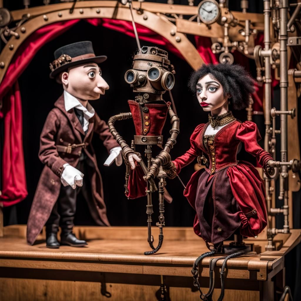 Theater, Steampunk Puppets
