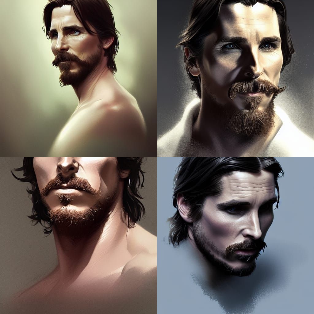 Hyperdetailed Portrait of a Man, Trending Art