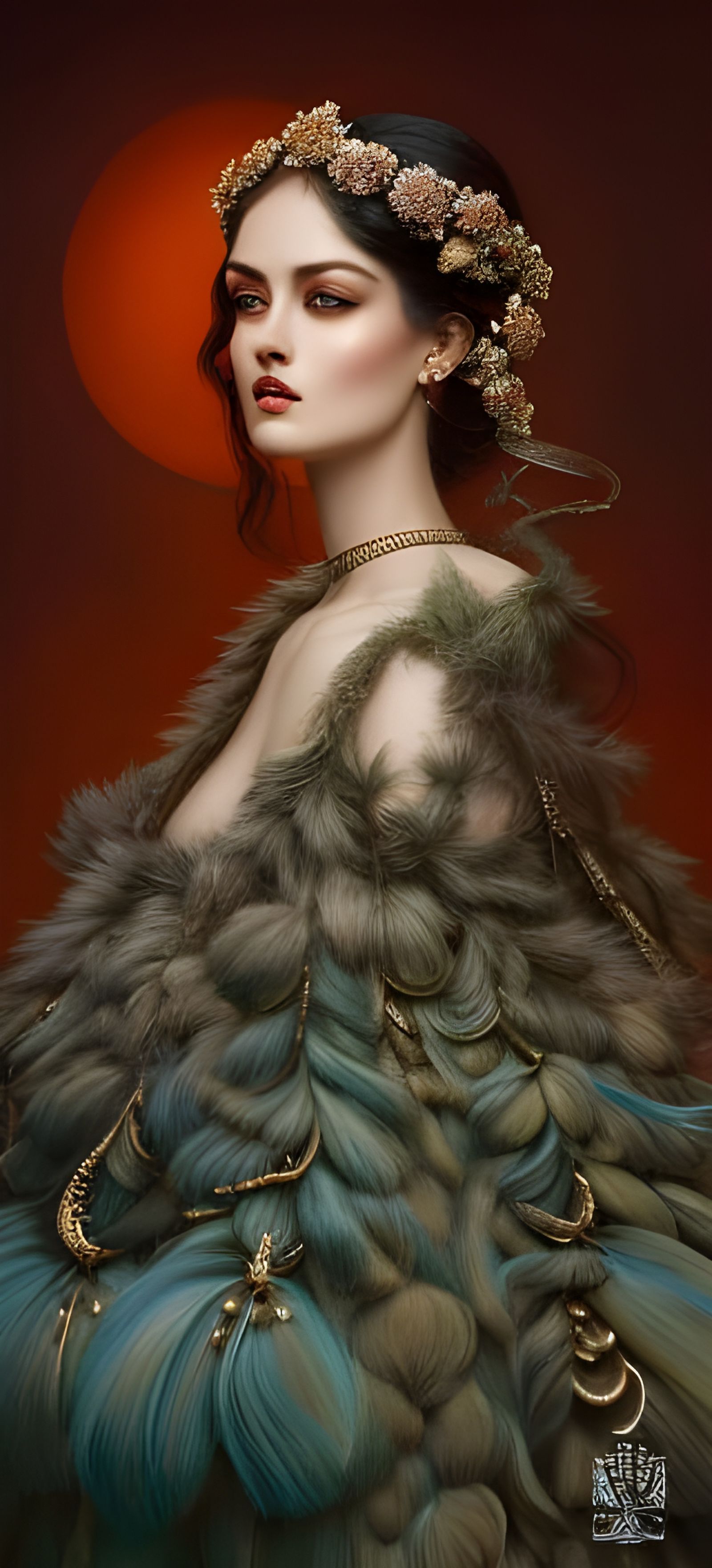 Detailed Emoji Portrait in Digital Illustration Style