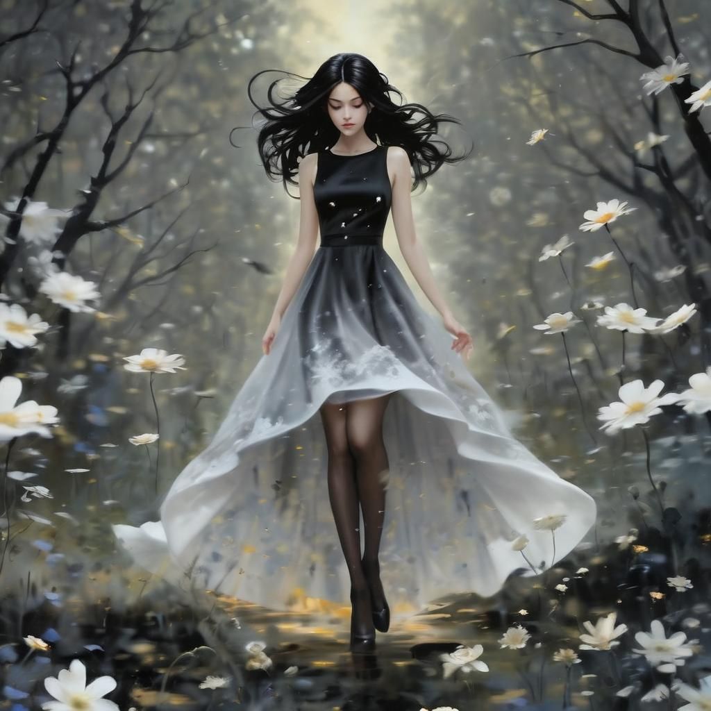 Walking through Wildflowers