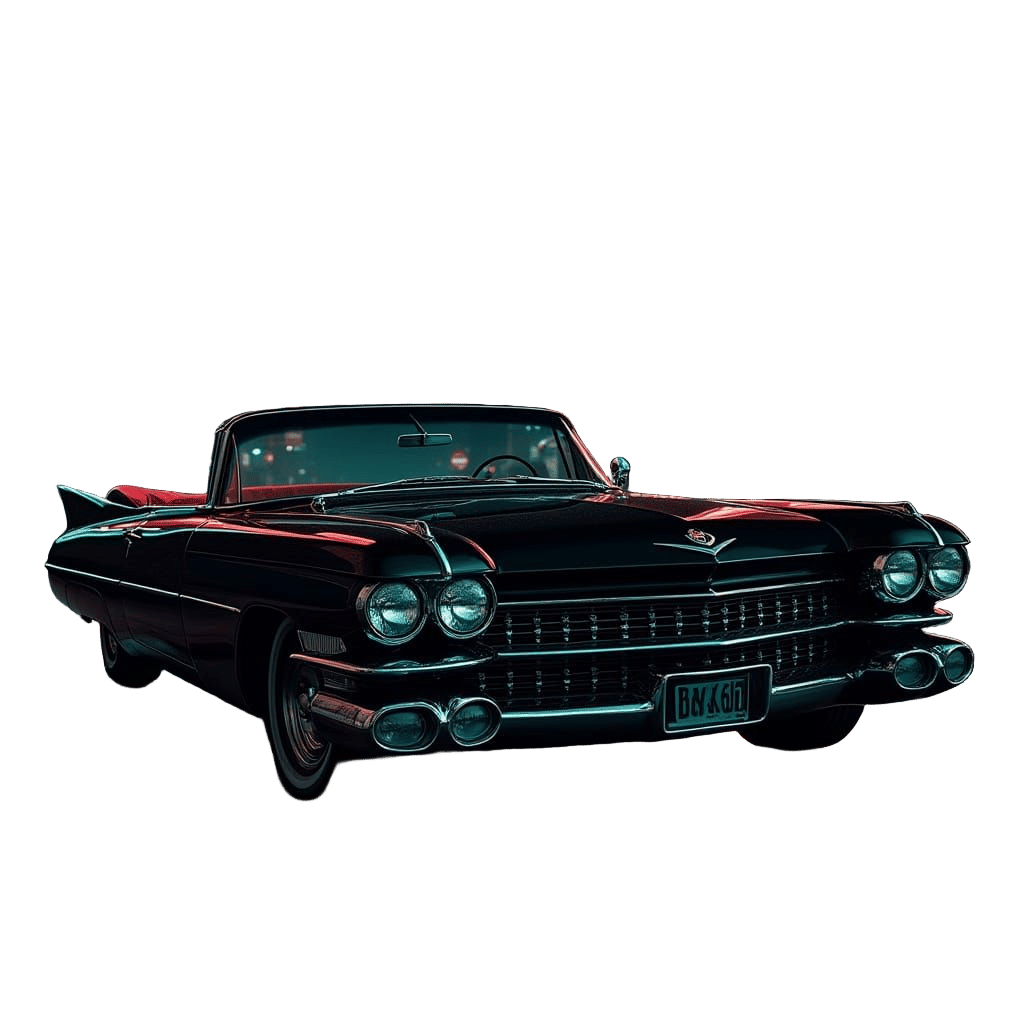 Black 1959 Cadillac Eldorado Noir Album Art
