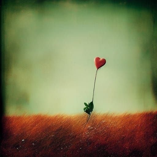 Evocative Heartbreak in Surrealist Style