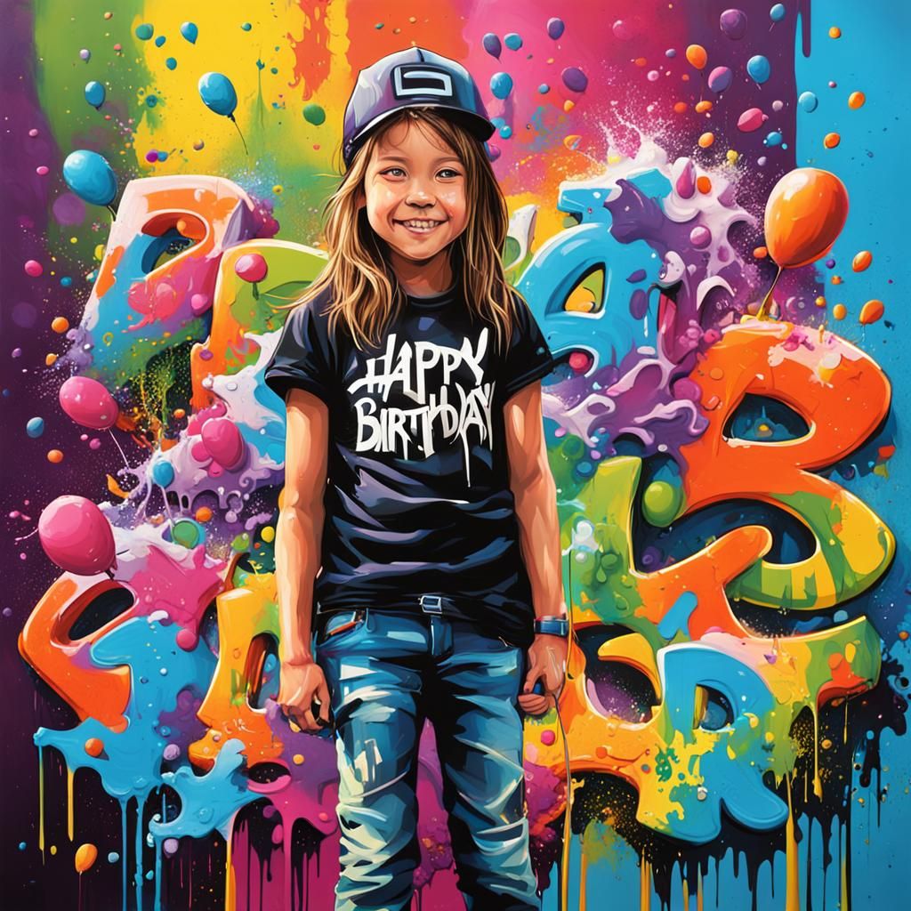 Graffiti Art Birthday Party: Colorful Street Celebration