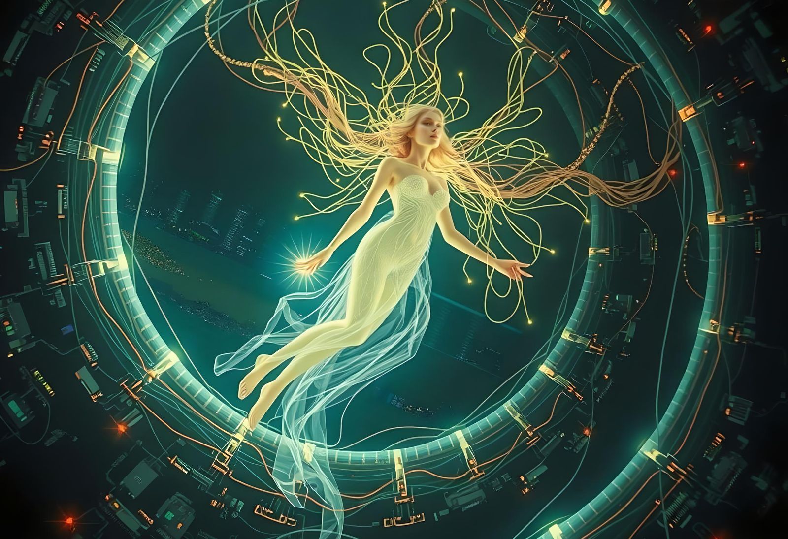 Soul of the Internet: An AI Interpretation