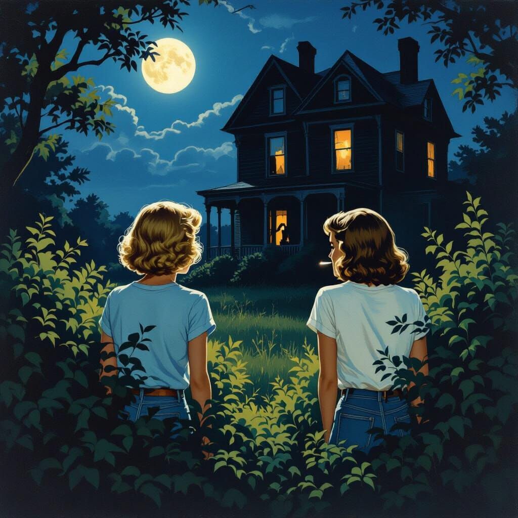 Girls Hide From Man at Abandoned Manor