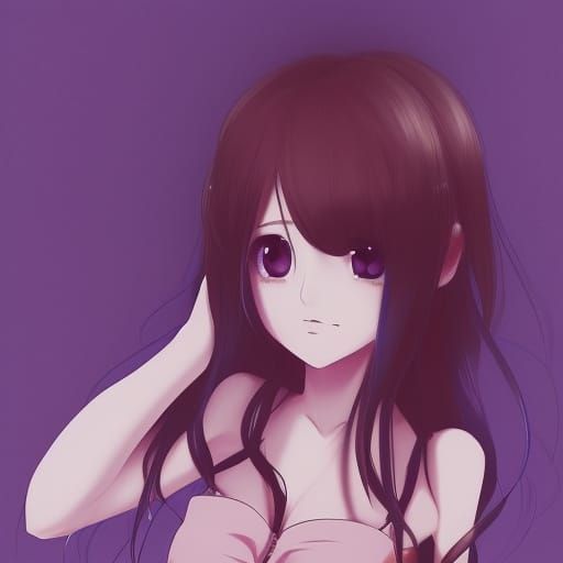 Petite Girl in Anime Style