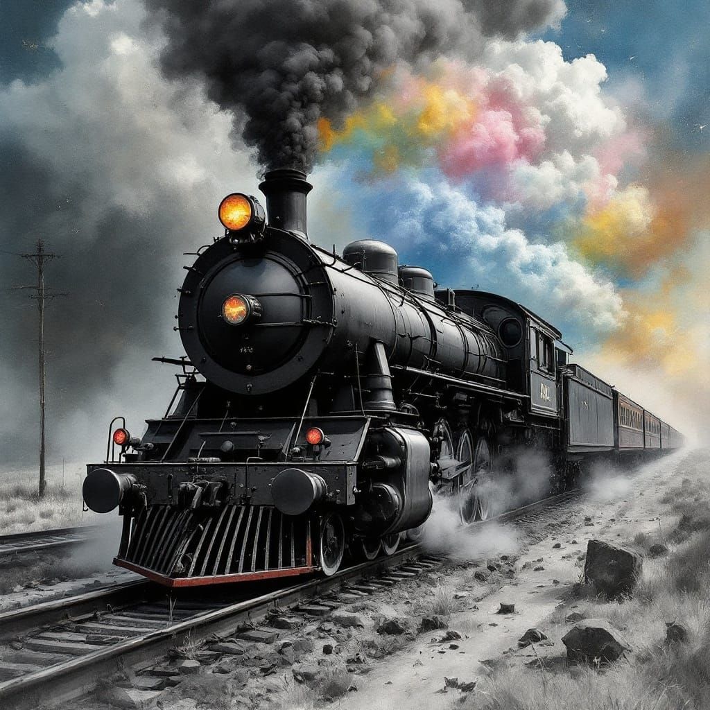 Old vintage train