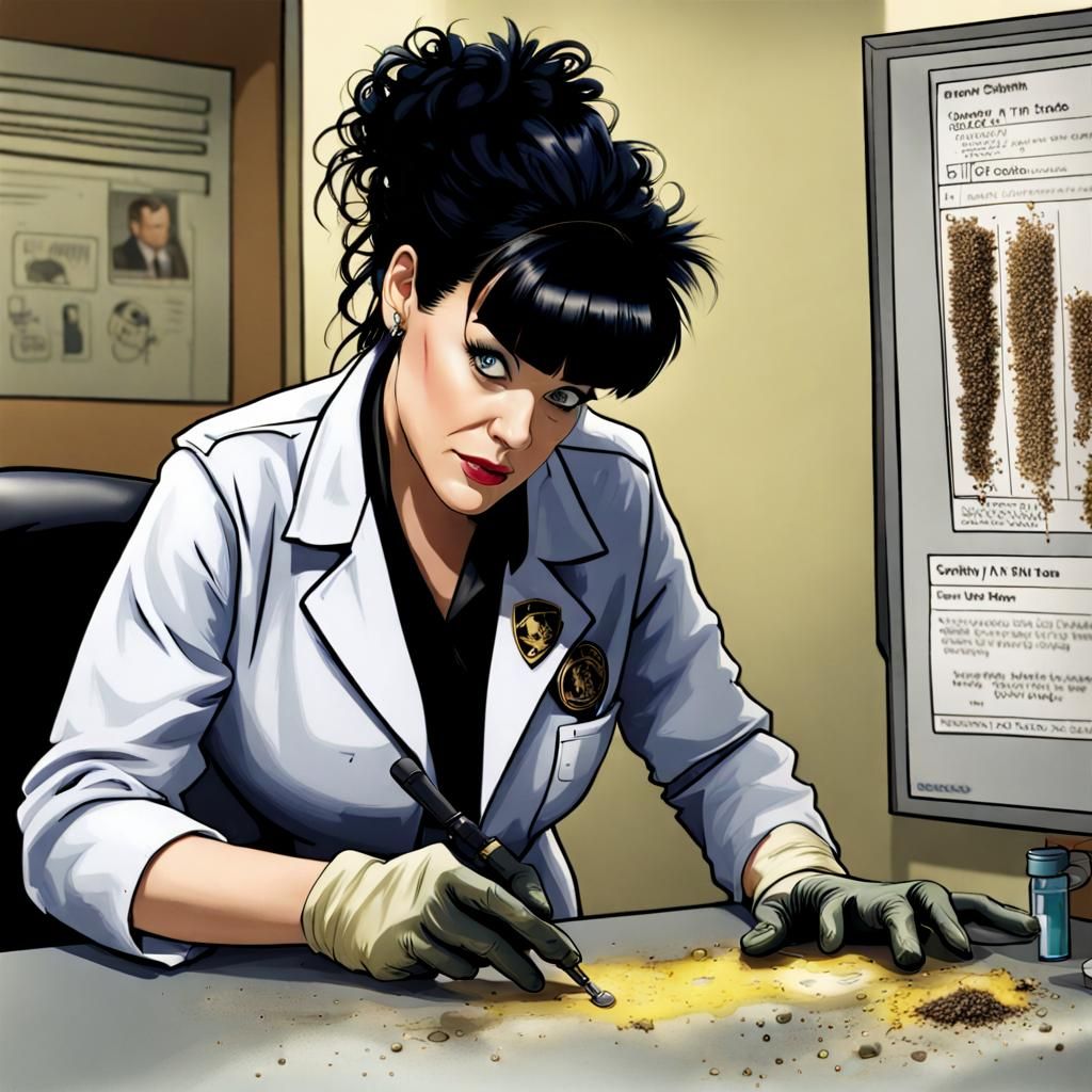 Abby Sciuto Crime Scene Sample Analysis
