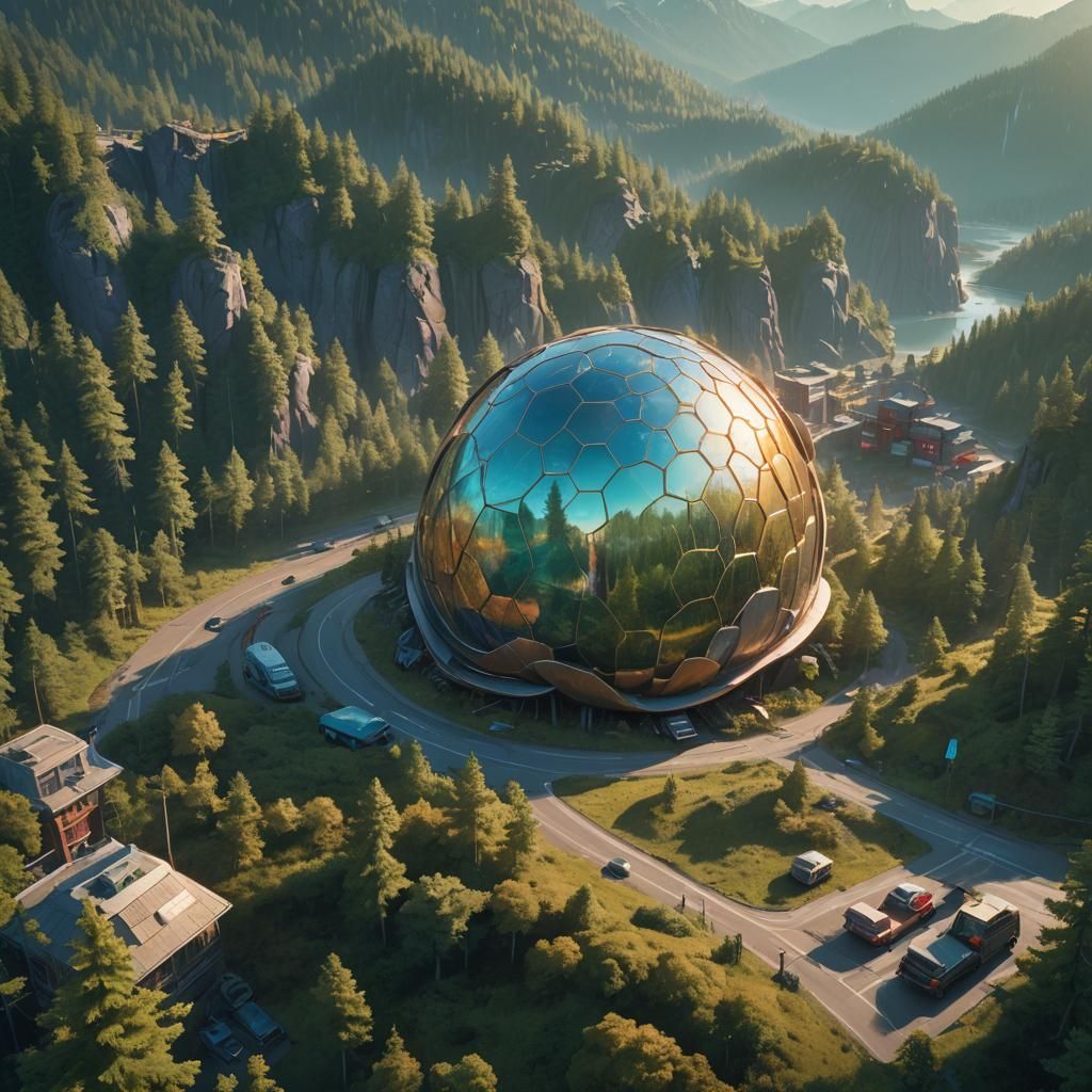 World in Iridescent Shell: Fantasy Concept Art