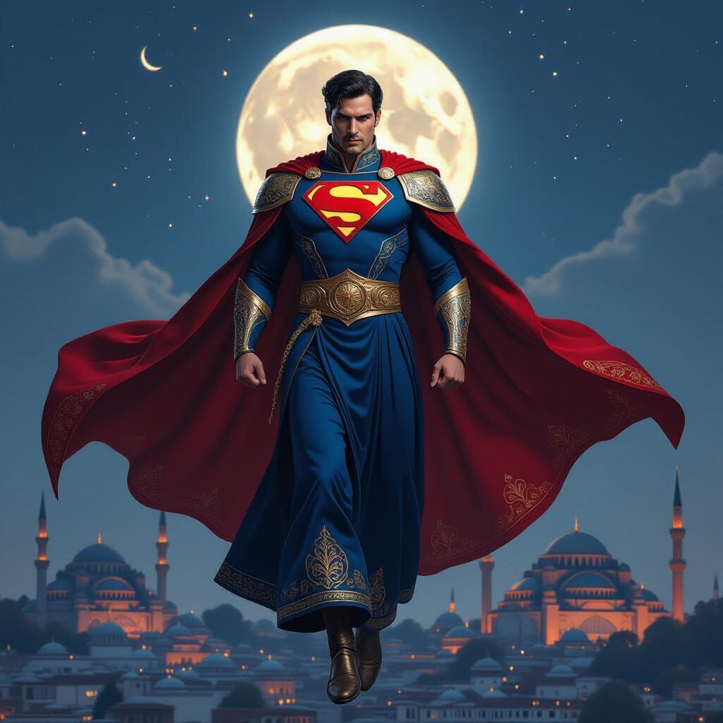 Ottoman Superman Celestial Warrior Prince