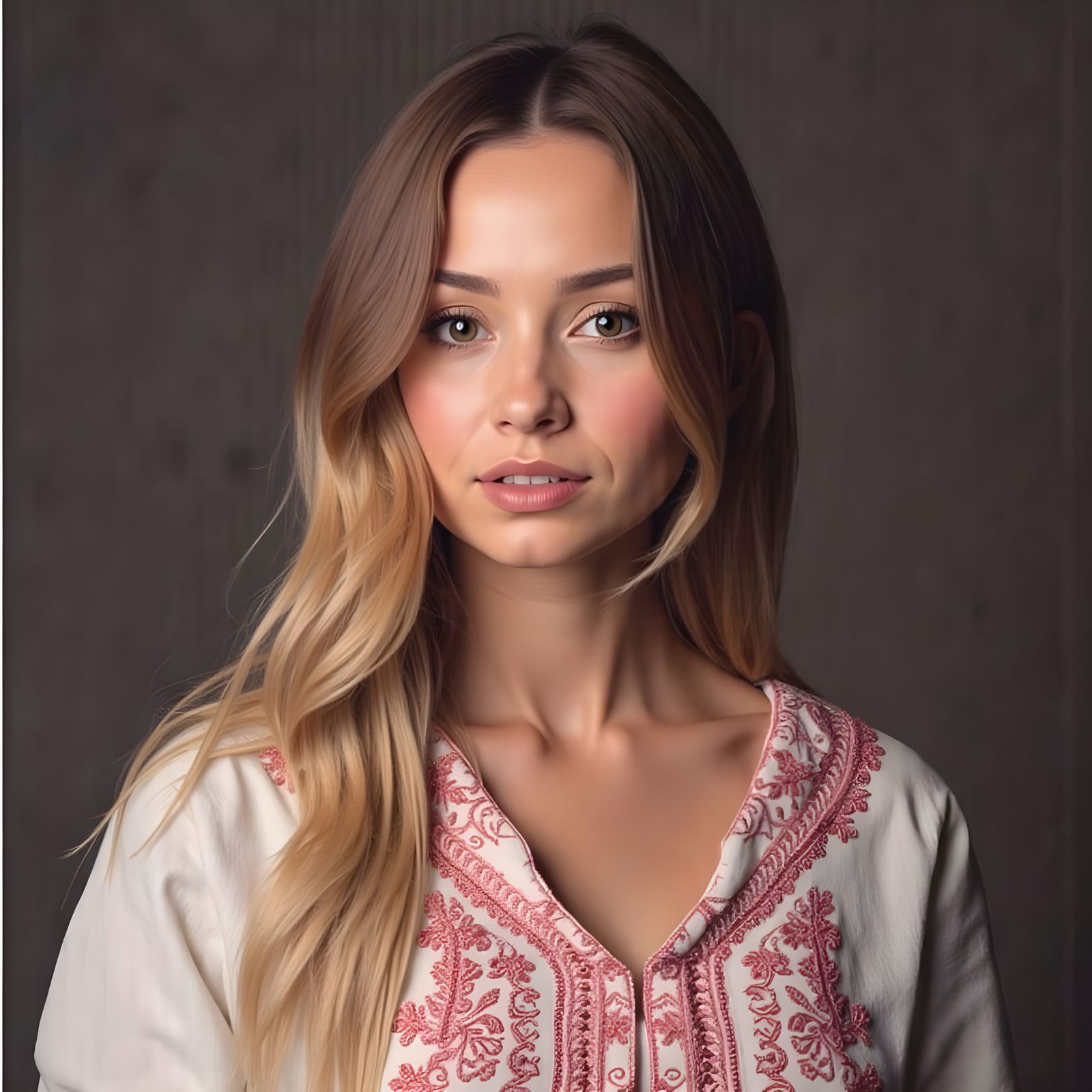 Candid Portrait of a Young Woman in Natural Light