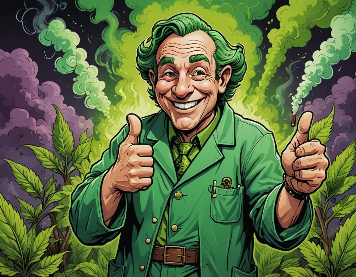 "Thanks, Dr. Greenthumb, you're the s**t!"