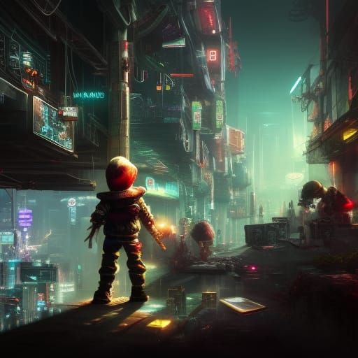 Cyberpunk Teemo: 4K 8K Rendering