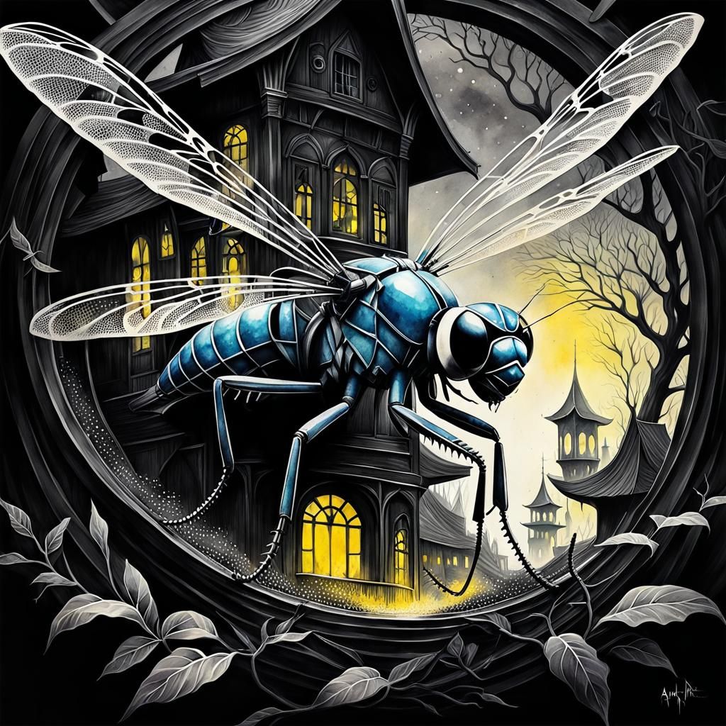 Monochrome Watercolor Splash Art: Papercut Inspiration