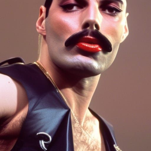 Freddie Mercury Digital Art Portrait