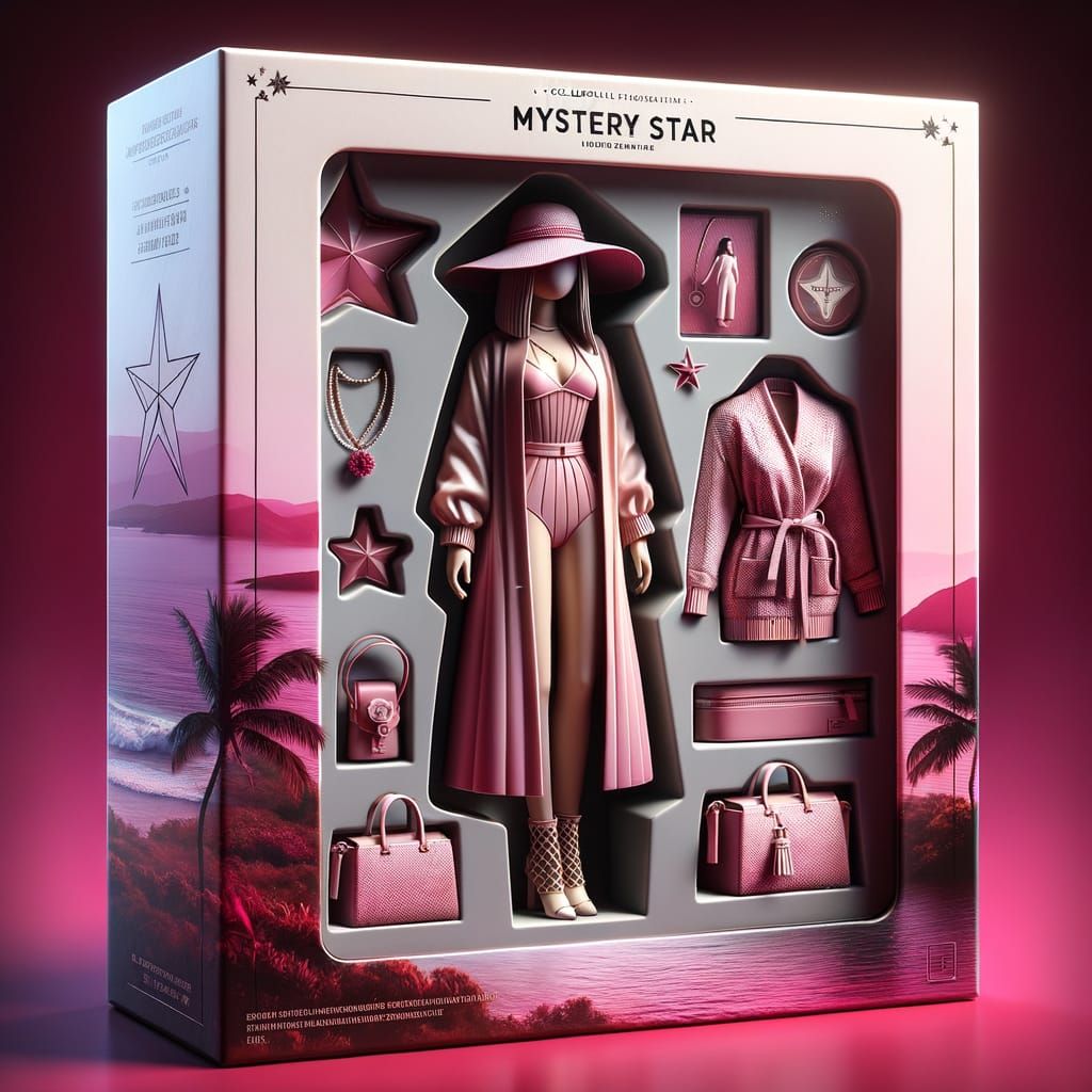 Collectible Figurine in Minimalist Package with Hawaiian Lan...