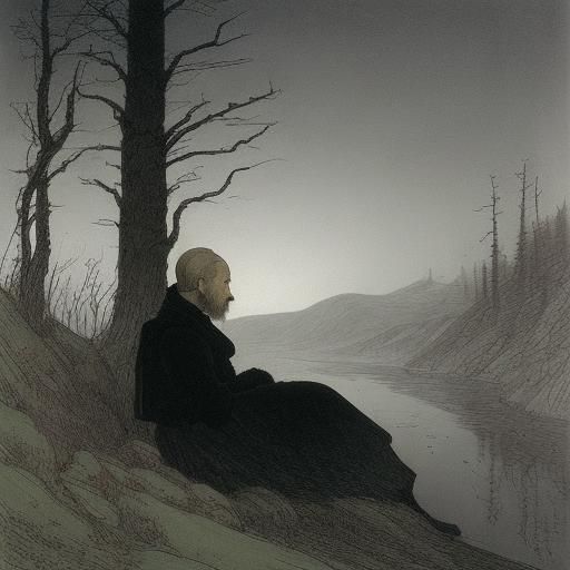 Eerie Folklore Scene Inspired by Kittelsen