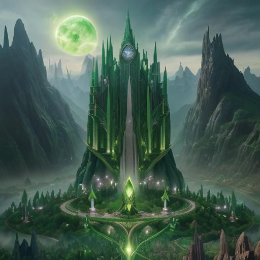 Beyoncé as Wizard of Oz: Emerald City Art