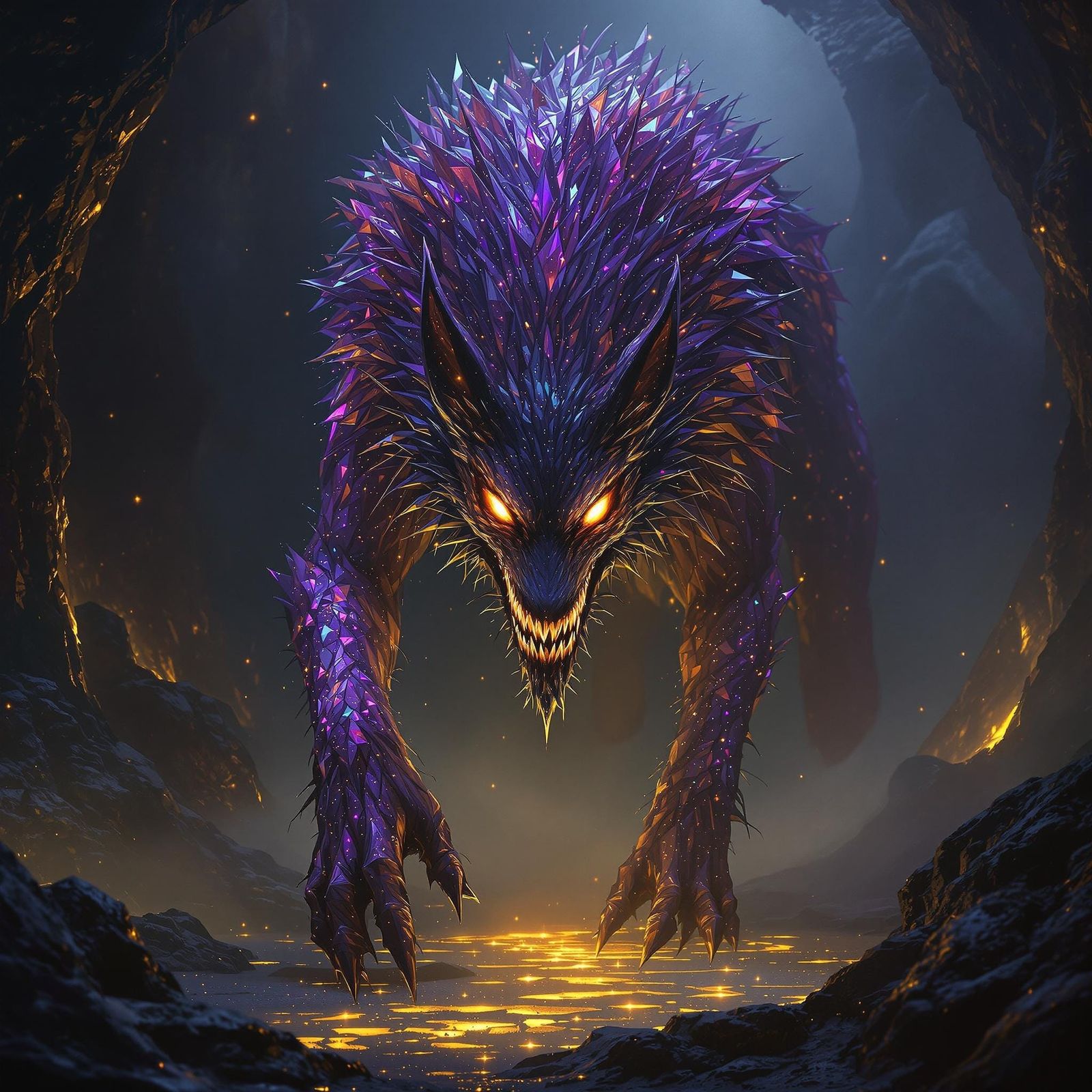 Ethereal Beast Emerge from Cavernous Shadows