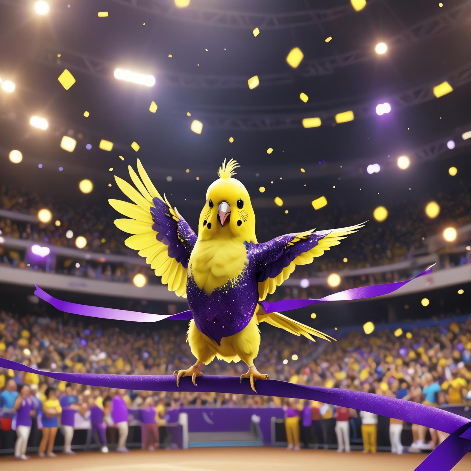 The Budgie's Olympic Gymnastic Showcase