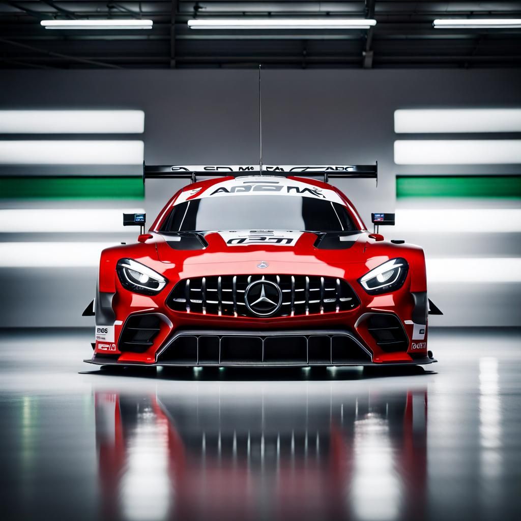 Mercedes-AMG SL 63 GT3 Le Mans Racing Car