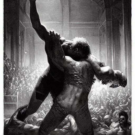 Wrestling Moves Spreadsheet in Horror Style