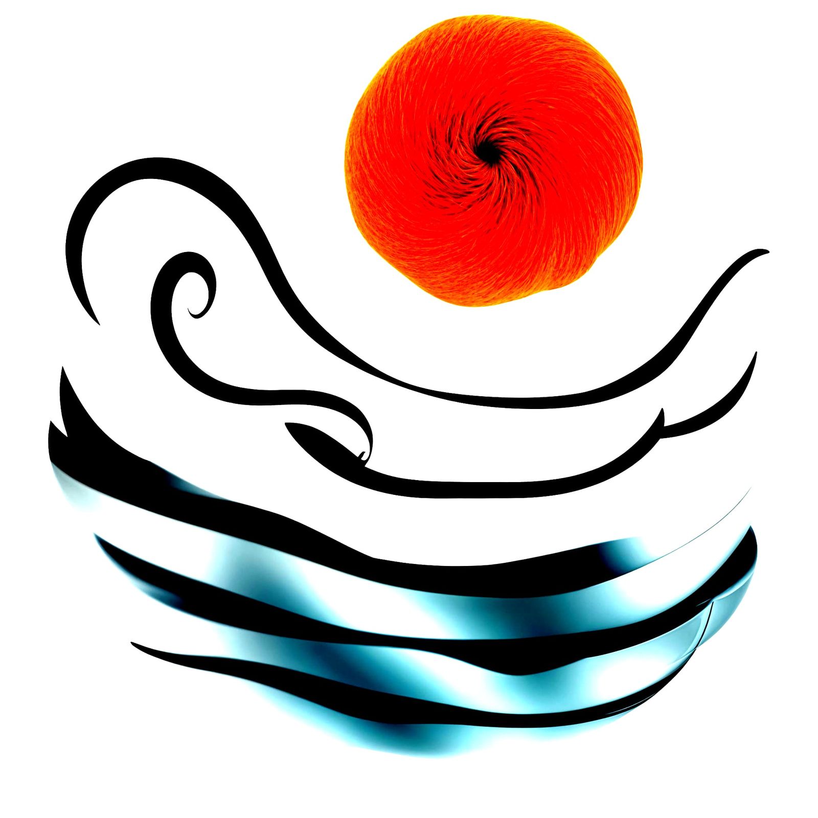 Vibrant Sunset Over the Horizon