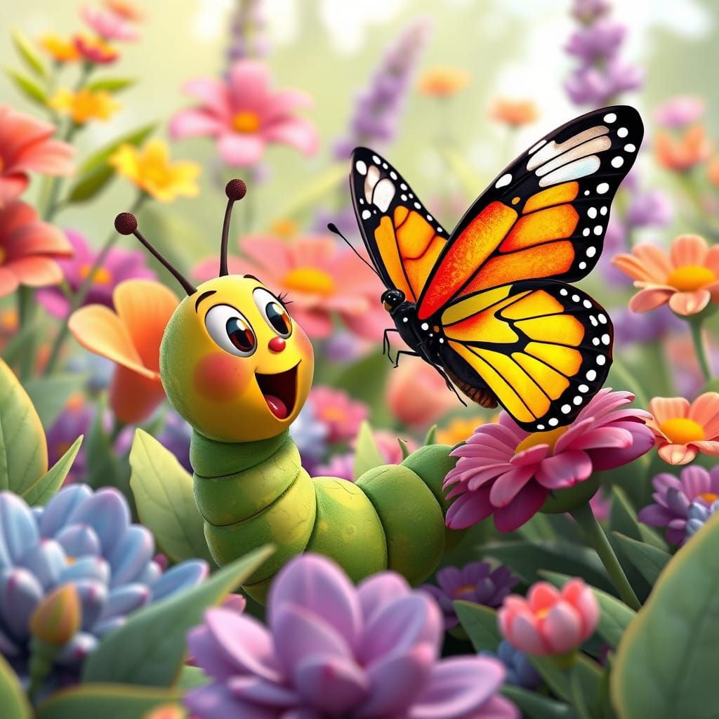 Excited caterpillar 2