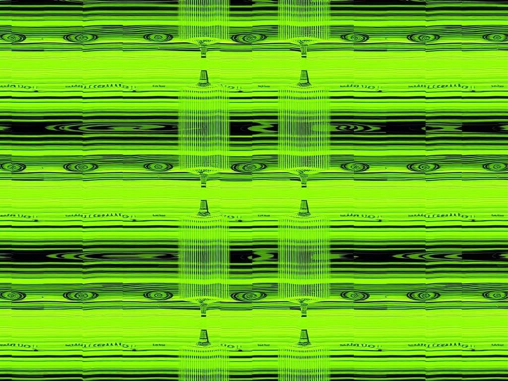 Abstract Visualization of Evolving Corrupted Pattern