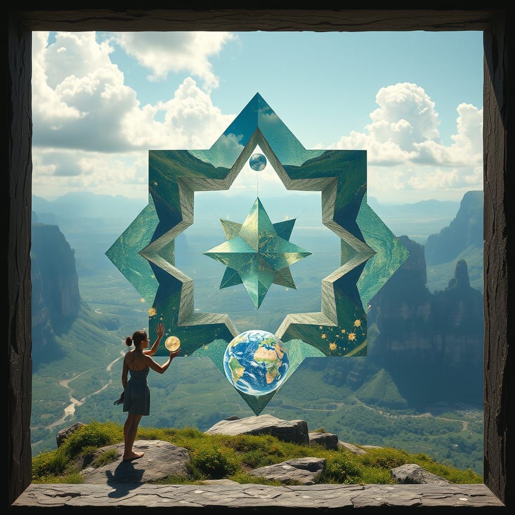 Visions of a macrocosmic prism