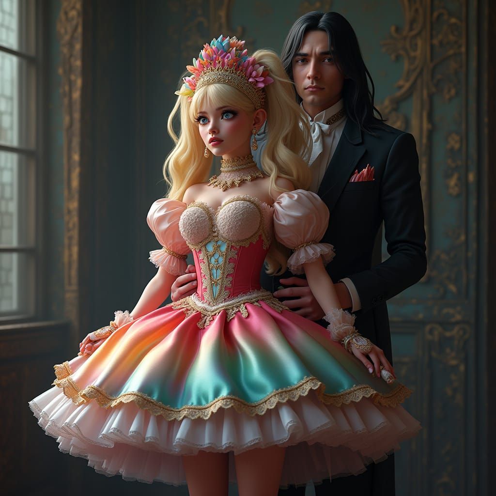 Elegant Sissy Woman Meets Intimidating Mafia Boss