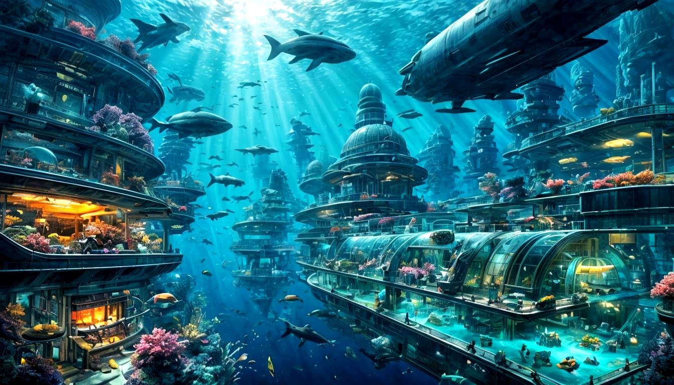 Futuristic Underwater City 2