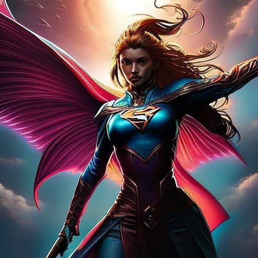 Winged Supergirl