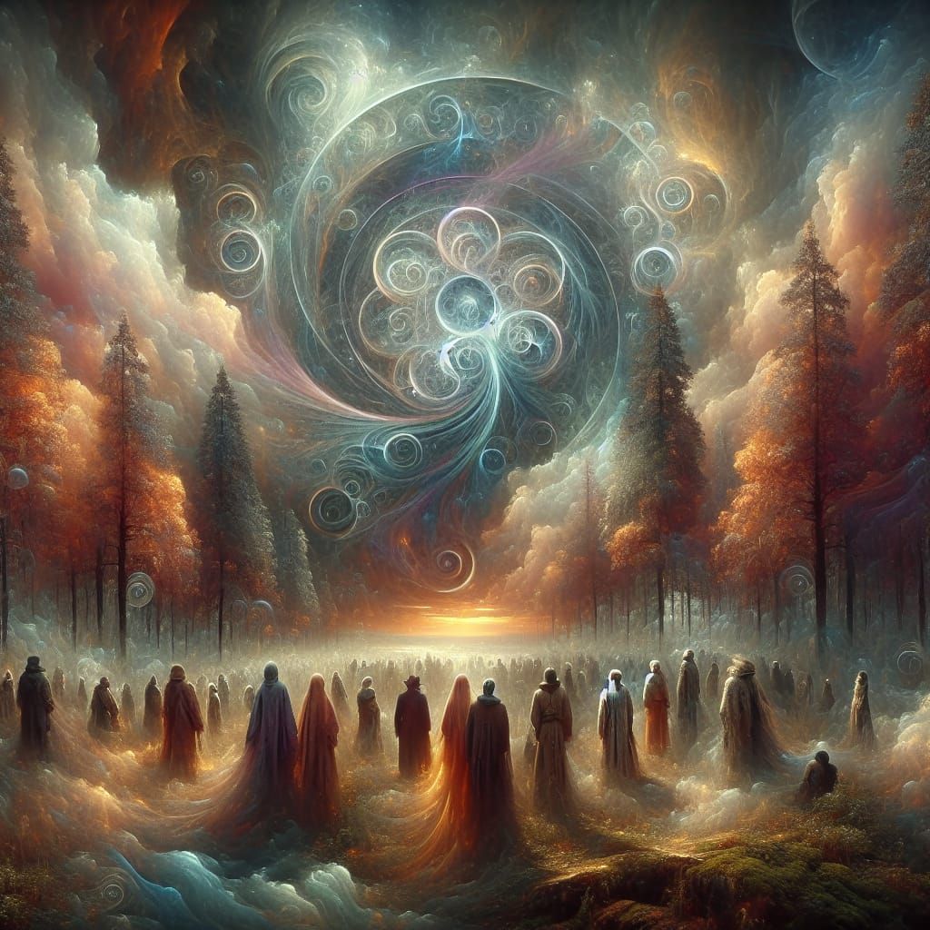 Tableau Photography: Spirit Yearning to Depart