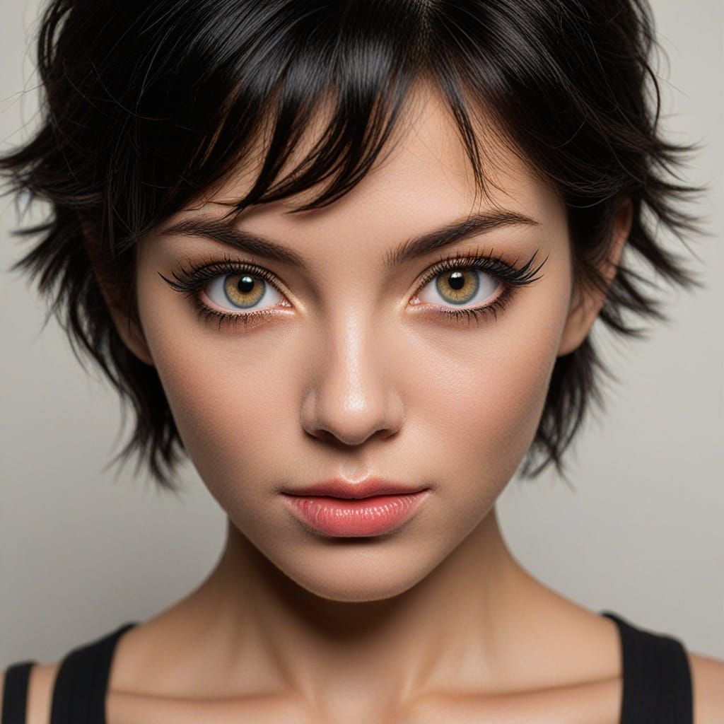 Cyberpunk-Inspired Portrait of a Mysterious Figure