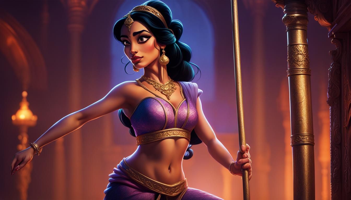 Dark Fairytale: Jasmine's Risqué Performance