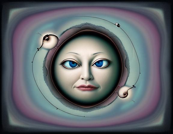 Surreal Abstract Image of Pareidolia