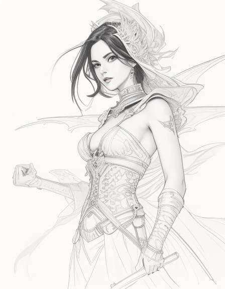 Cyberpunk Sith Lord Portrait in Vibrant Cartoon Art