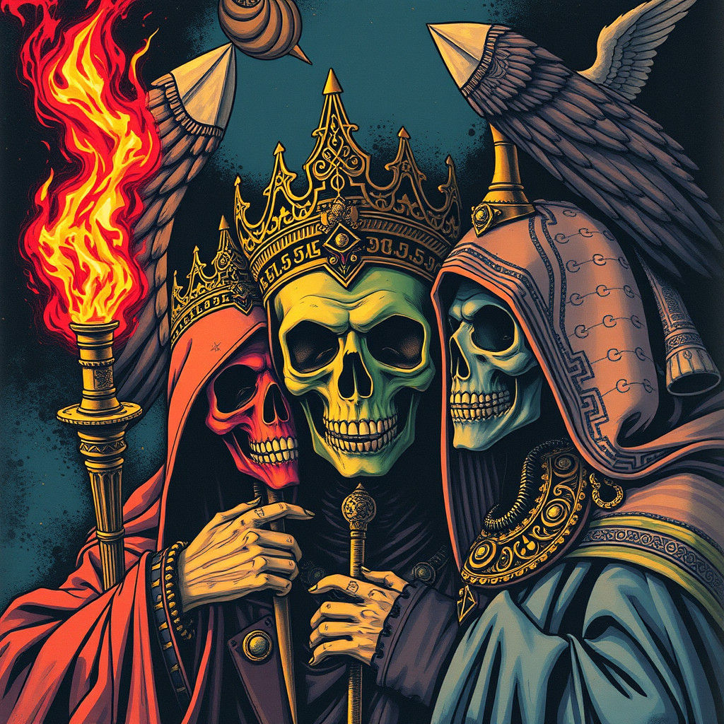 Intricately Detailed Secret Covenant with Vintage Aesthetics