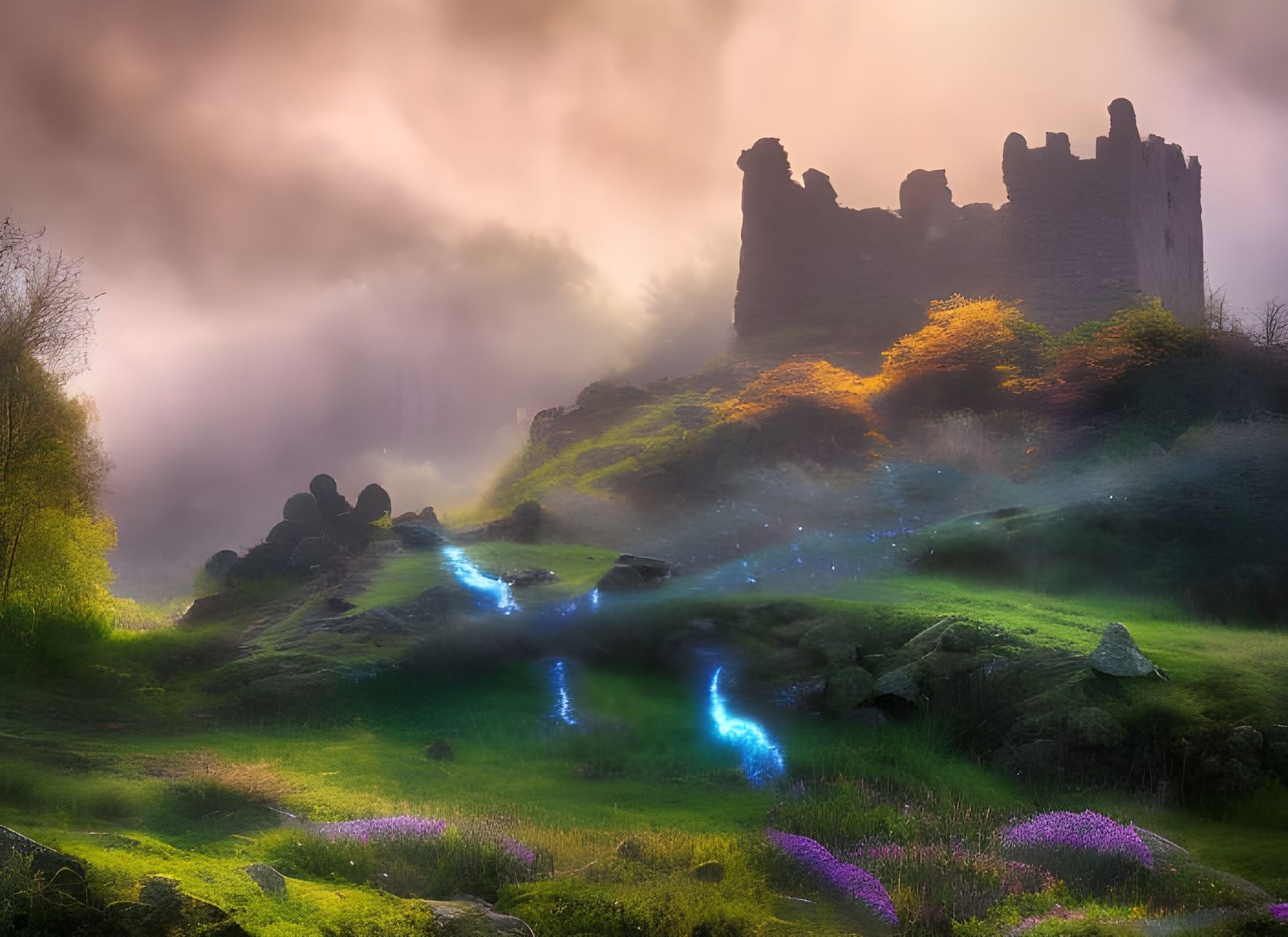 Ancient Dwarven Ruins with Magic Etchings