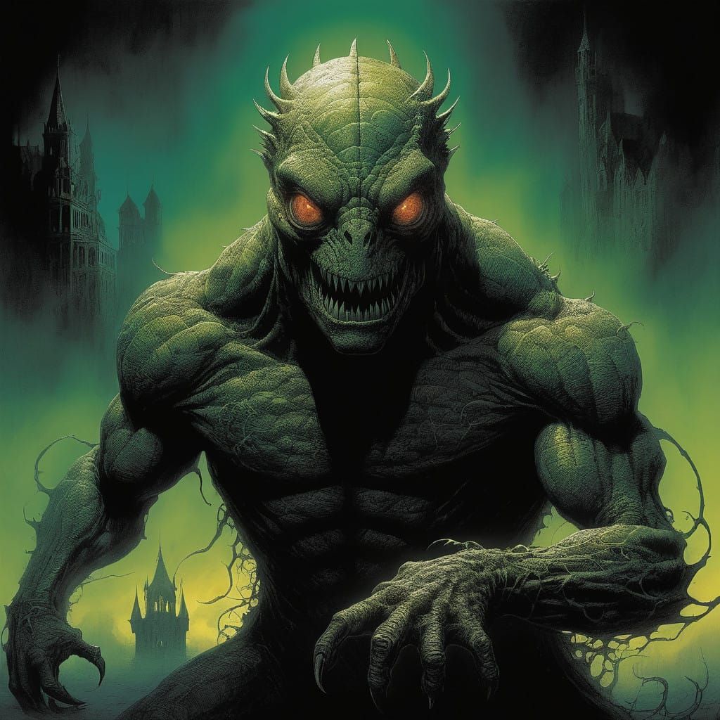 Sinister Doctor Connors Transforms into the Lizard