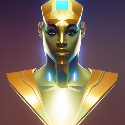 Osiris Portrait in Detailed Fantasy Concept Art