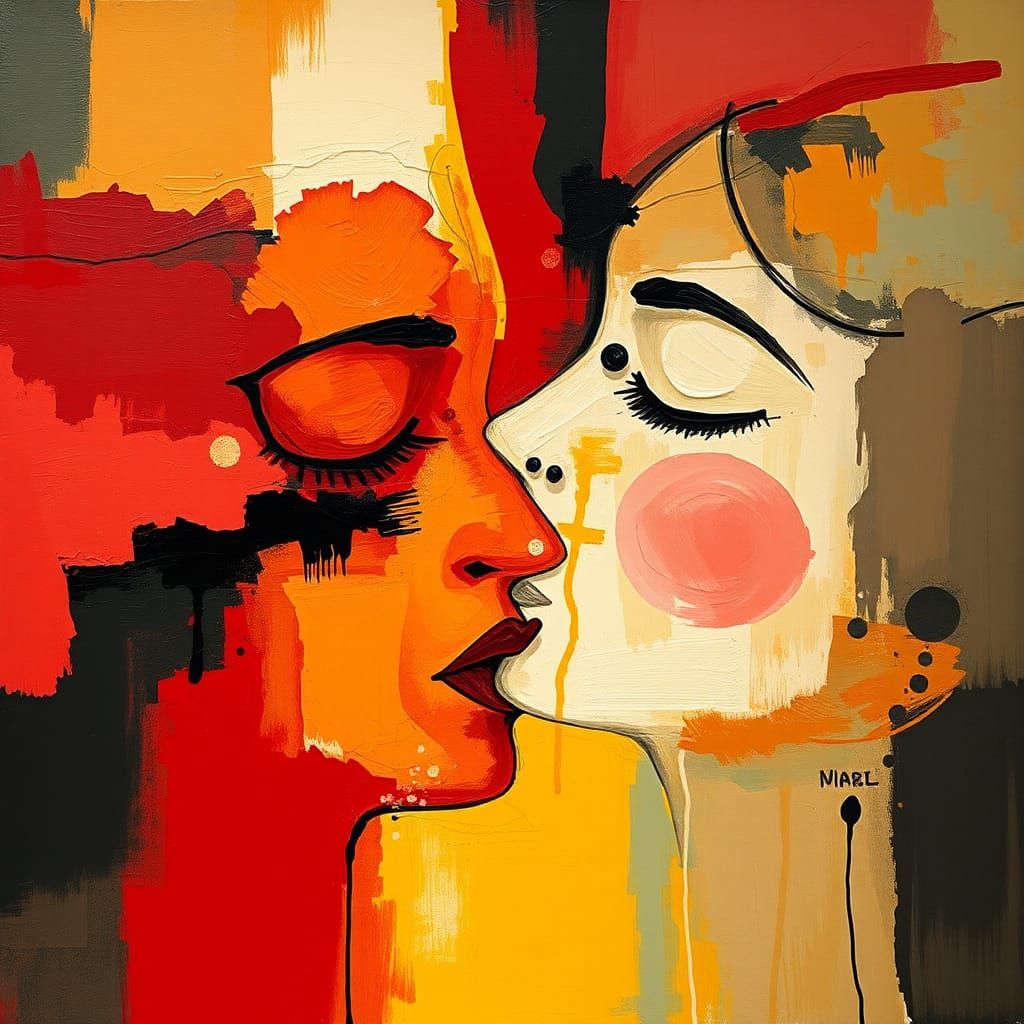 Abstract Art: Mood for Love in Fine Detail