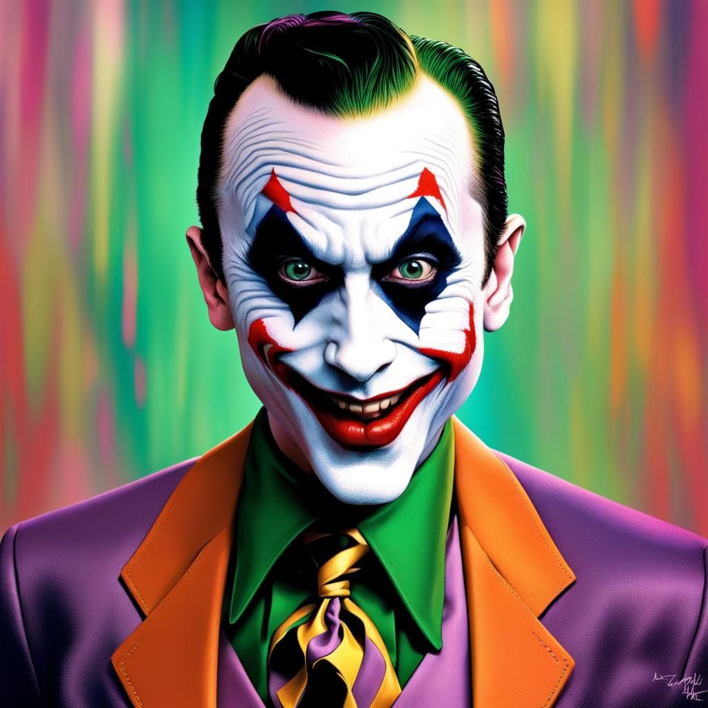 Peewee Herman Reimagined as The Joker