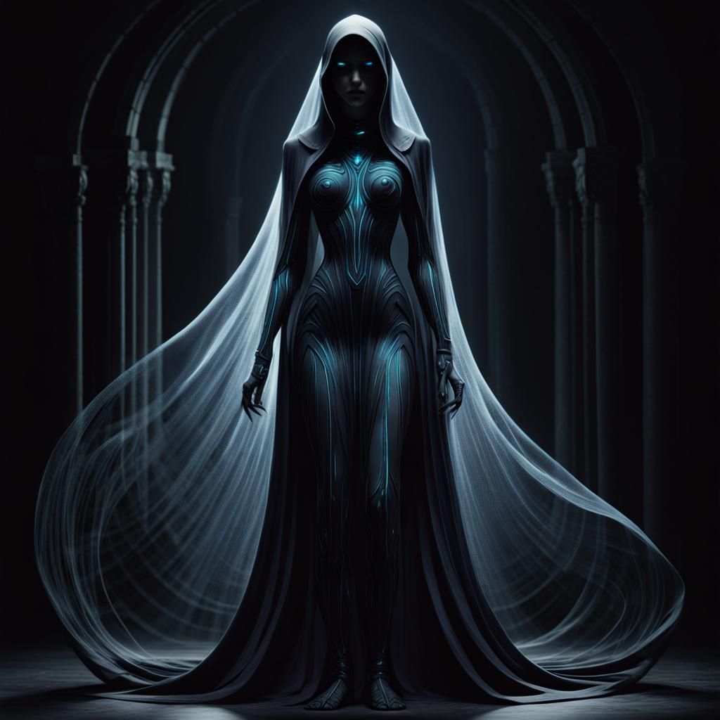 Nocturna Byte: Enigmatic Figure in Shifting Darkness
